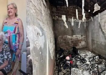 Idosa de 90 anos e filha morrem em incêndio em Cajazeiras; fogo pode ter começado em ventilador