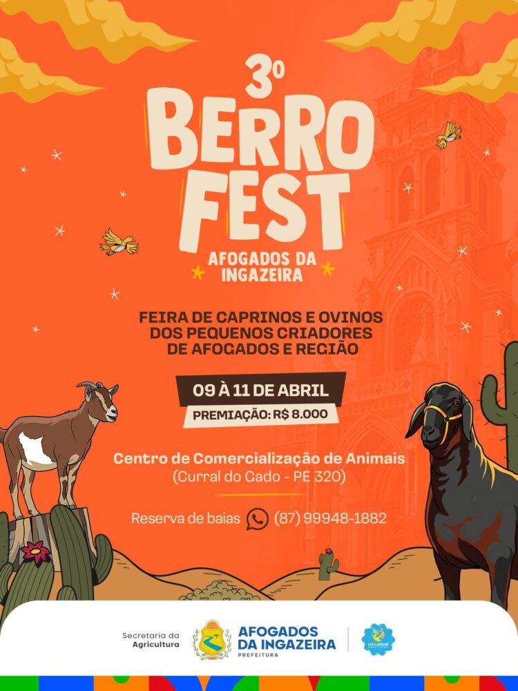 Prefeitura de Afogados promove 3º Berro Fest neste final de semana