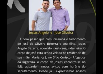 Pai e filho morrem em acidente de moto