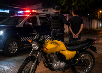 Criminoso rouba moto no bairro São Sebastião, mas tecnologia impede fuga em Afogados