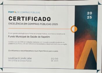 Itapetim recebe Certificado de Excelência em Compras Públicas na área da saúde