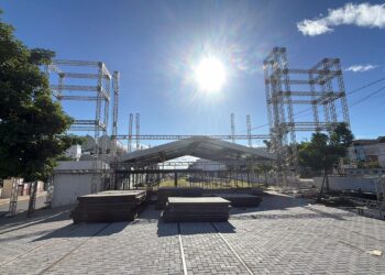 Arcoverde já respira o São João 2026, e pátio de eventos começa a ganhar forma para a grande festa
