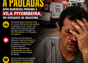 Homem é agredido a pauladas após bebedeira próximo à Vila Pitombeira, em Afogados da Ingazeira