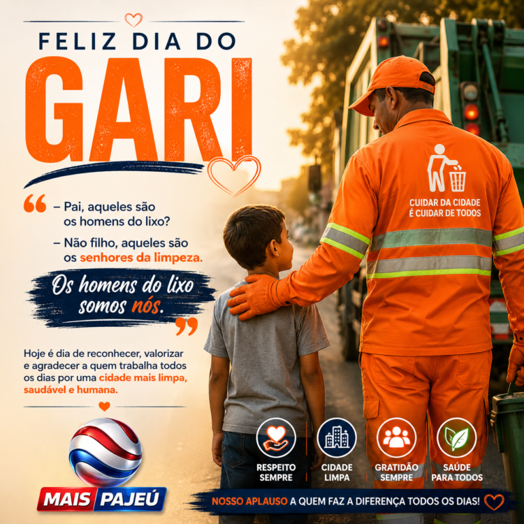 Feliz Dia do Gari