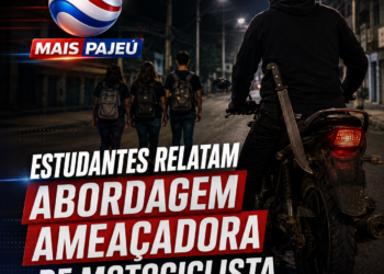 Estudantes relatam abordagem ameaçadora de motociclista em Afogados da Ingazeira