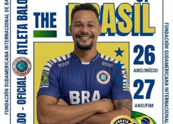 Afogadense Charles Silva é convocado para a Seleção Brasileira Sudamericana de Handebol