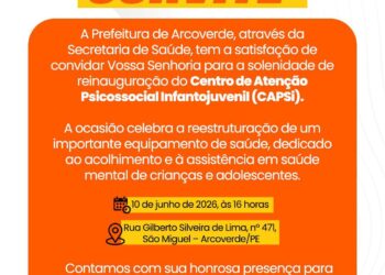 Zeca entrega novo CAPS Infantil de Arcoverde nesta quarta-feira (10) com estrutura ampliada