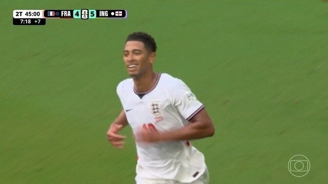 Em jogo de dez gols, Inglaterra vence a França e fica em terceiro na Copa do Mundo