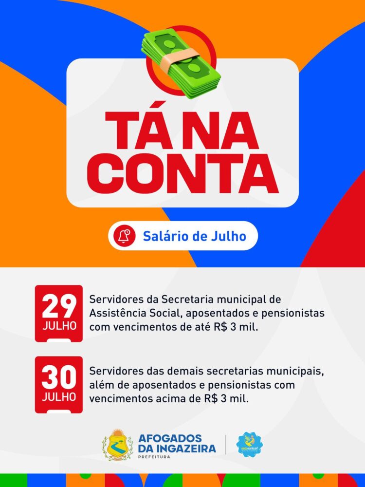 Prefeitura de Afogados inicia pagamento de servidores nesta quarta (29)
