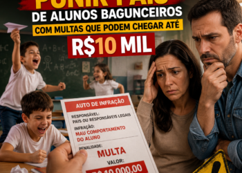 Projeto quer punir pais de alunos bagunceiros com multas que podem chegar até R$10 mil