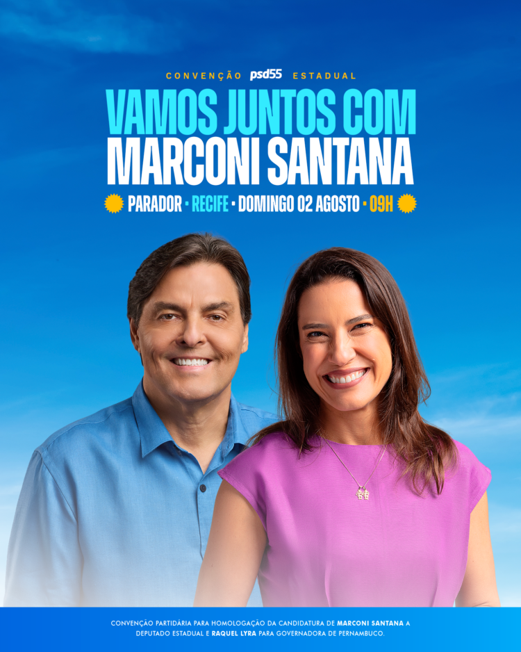 Convenção do PSD marca oficialização de Marconi Santana na disputa pela Alepe