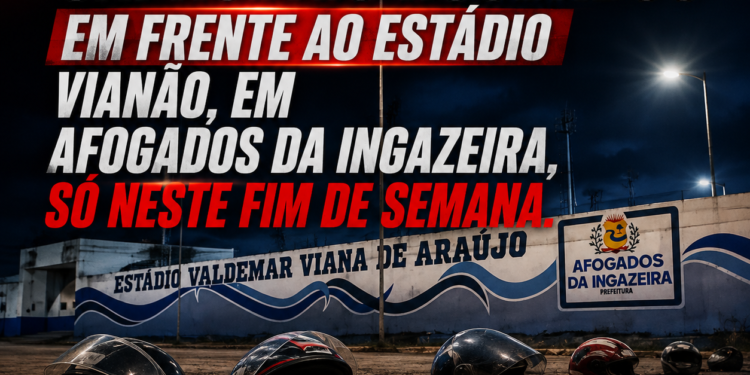Mais de 10 capacetes são roubados em frente ao Estádio Vianão, em Afogados da Ingazeira