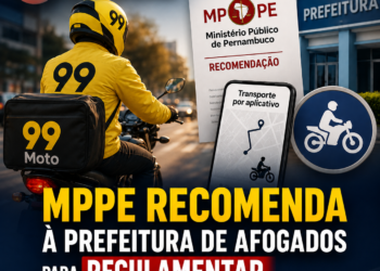 MPPE recomenda à Prefeitura de Afogados para regulamentar transporte por aplicativo em motos