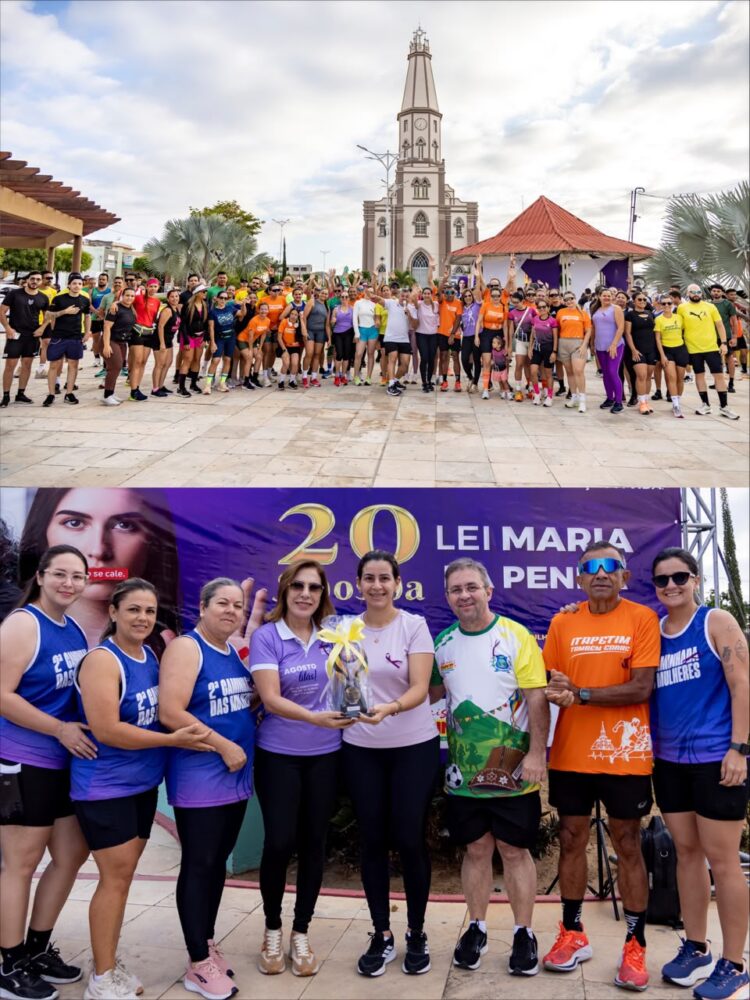 Itapetim promove Treinão de Corrida e Caminhada em alusão ao Agosto Lilás