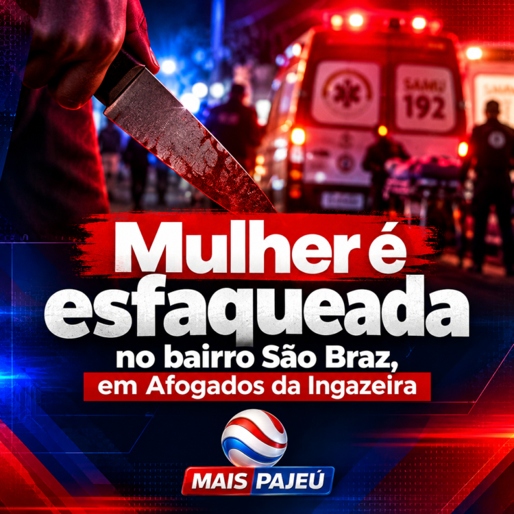 Mulher é esfaqueada no bairro São Braz, em Afogados da Ingazeira