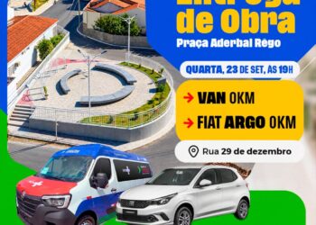 Itapetim inaugura revitalização da Praça Aderbal Rêgo e entrega novos veículos nesta quarta-feira
