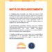 Nota de Esclarecimento da Prefeitura Municipal de Arcoverde