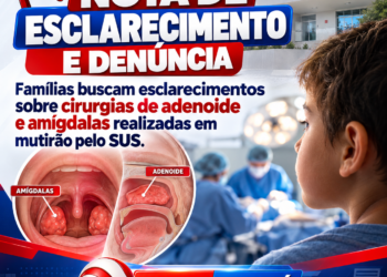 NOTA DE ESCLARECIMENTO E DENÚNCIA