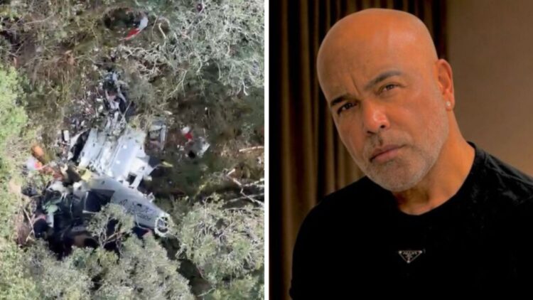 Imagens mostram destroços de helicóptero que levava cantor Rick; cinco pessoas morreram em SC