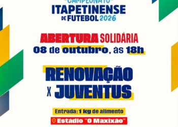 Campeonato Itapetinense de Futebol 2026 terá abertura nesta quinta-feira (08)