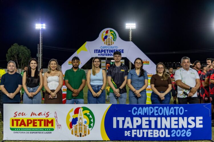 Campeonato Itapetinense de Futebol 2026 teve início nesta quinta-feira