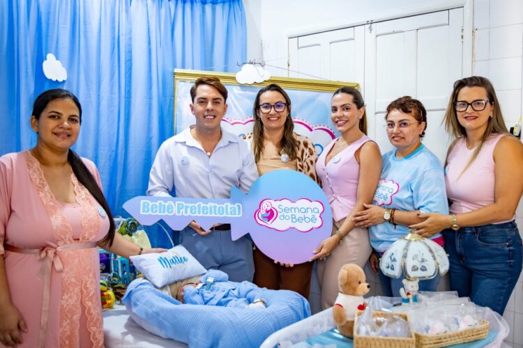 Visita ao Bebê Prefeito marca mais uma ação da Semana do Bebê em Itapetim