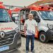Zeca vistoria obras da Base do SAMU e apresenta novas ambulâncias para Arcoverde